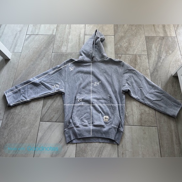 Stüssy double stitched hoodie - Picture 2 of 2